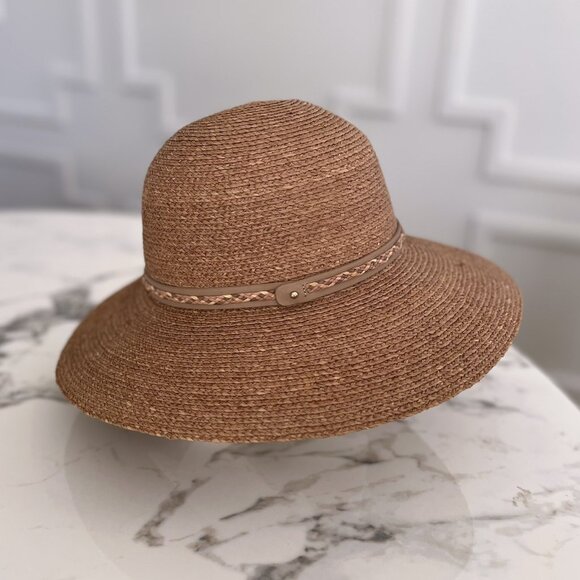 NWT - Helen Kaminski Nelita Raffia Hat - Nougat👒 - Picture 2 of 8